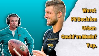 Tim Tebow signed with the Jaguars as a Tight End? Oh Boy..