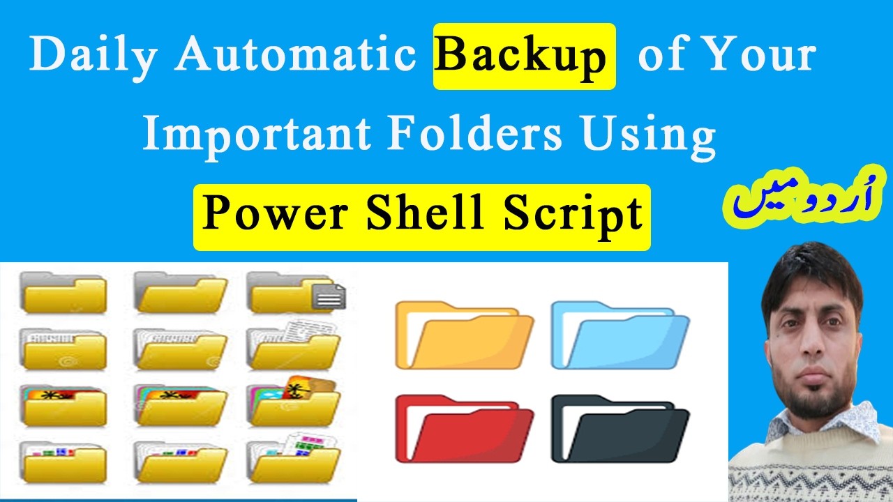 Daily Automatic Backup Using Powershell Script - YouTube