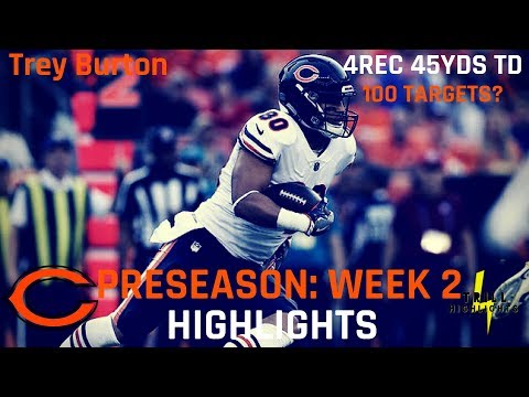 Trey Burton Preseason Week 2 Highlights | Target Monster 08.18.2018