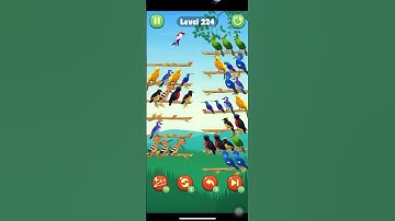 Color Bird Sort Puzzle Game Level 224 #shorts