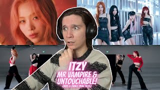 DANCER REACTS TO @ITZY | "Mr. Vampire" & "UNTOUCHABLE" M/Vs & Dance Practices