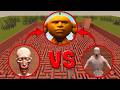 SCP-096 Vs Buff Orange Monster Inside This Deadly Maze!    #mR.omor#USA#usa