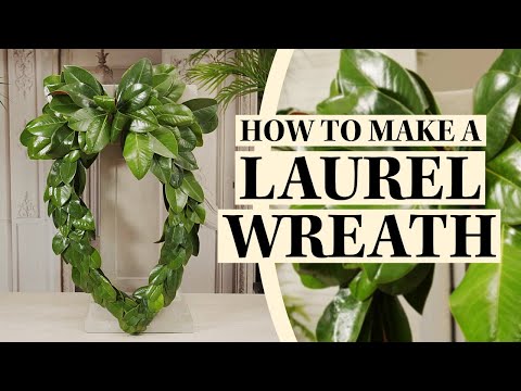 How to make a traditional wired Laurel Wreath