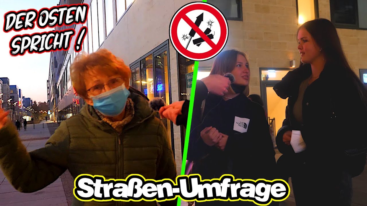 Soll FEUERWERK wieder VERBOTEN werden ? Straßenumfrage in Dresden !