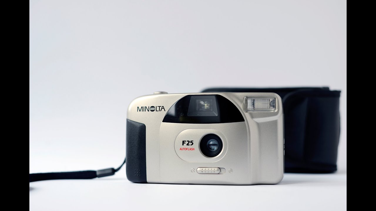 Minolta F25 Auto Flash camera 35mm film