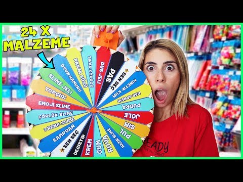 Çarkıfelekten Ne Çıkarsa Slime Challenge Bol Malzeme Slaym Dila Kent