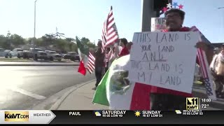 Locals gather at Five Points to protest ICE deportations