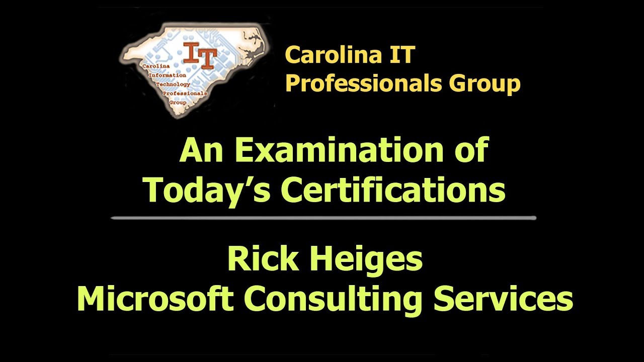 May 2019 - Certifications