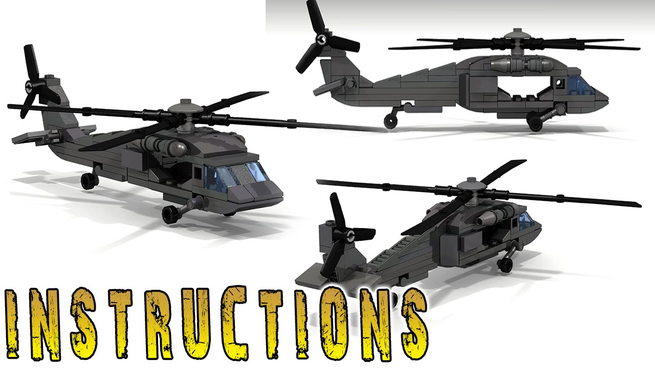lego military helicopter instructions