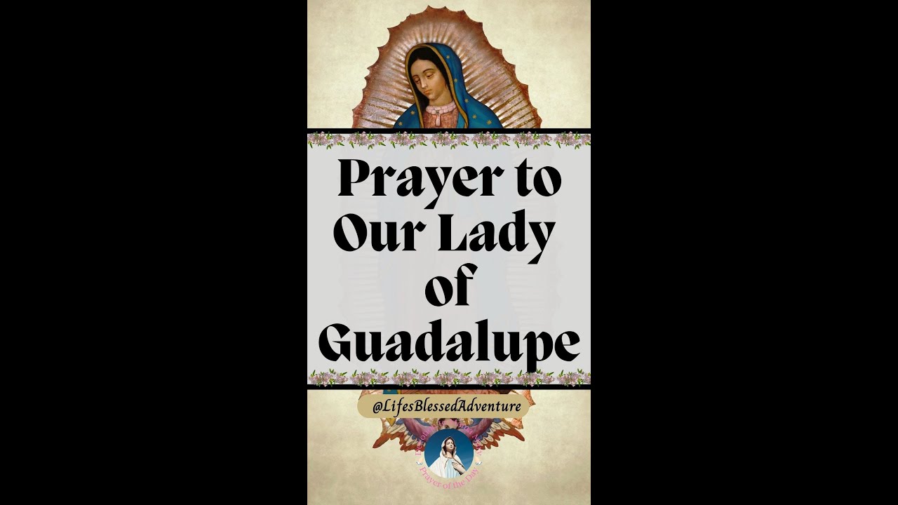 🙏 A Prayer to Our Lady of Guadalupe | December 12 Feast Day || Prayer of the Day 🙏 