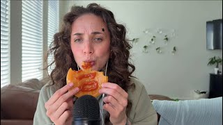 ASMR| CHEWING GIANT GUMMY WAFFLE 🧇 (lots of mouth sounds!!)