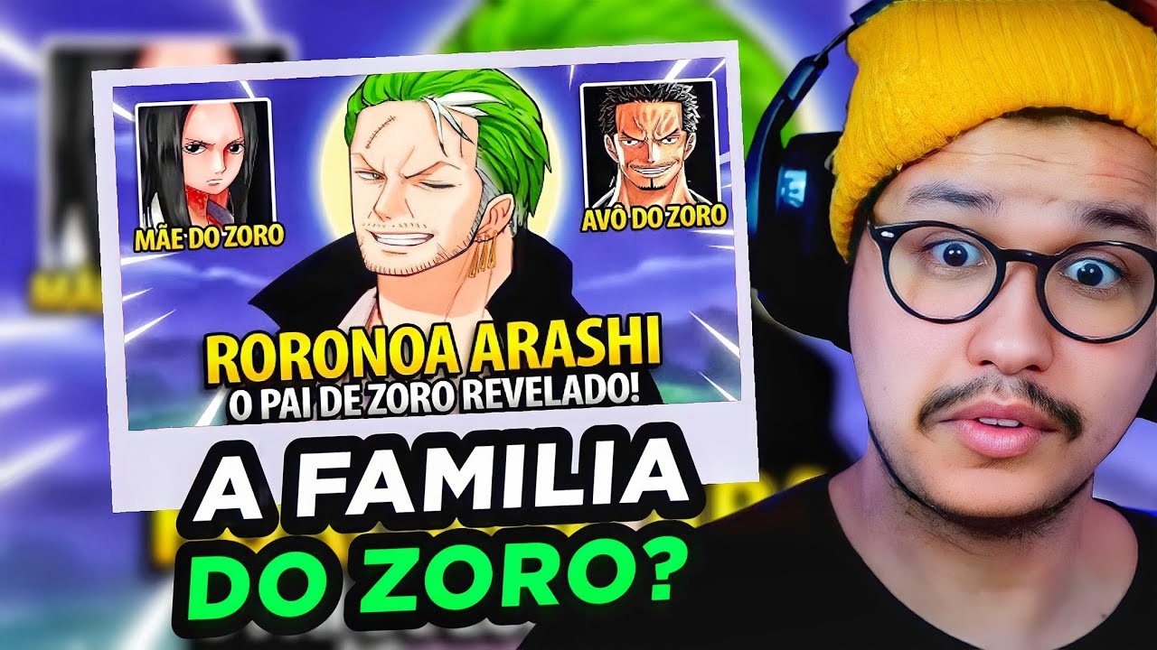 One Piece finalmente confirma quem é o pai e a mãe do Zoro