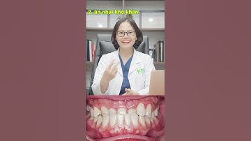 4 nhược điểm răng móm #shorts #niengrang