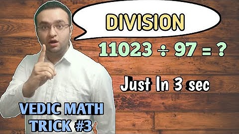 Vedic Maths | #3 | Vedic Maths Division Tricks | Vedic Maths Tricks | By NEER ACADEMY
