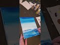 Sky.Lake.Boat. #acrylicpainting