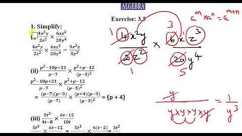 Class 10|EX-3.5|Q.no-1|Algebra|Operations of Rational Expressions| Chapter 3|K.Thirumurugan