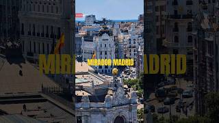 Mirador en el centro de Madrid España, vistas 360 🫣 #panoramica #mirador #spain #cibeles