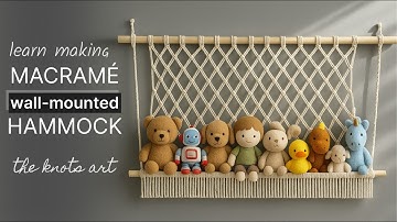 HOW TO MAKE MECHRAME Wall MOUNTED HAMMOCK