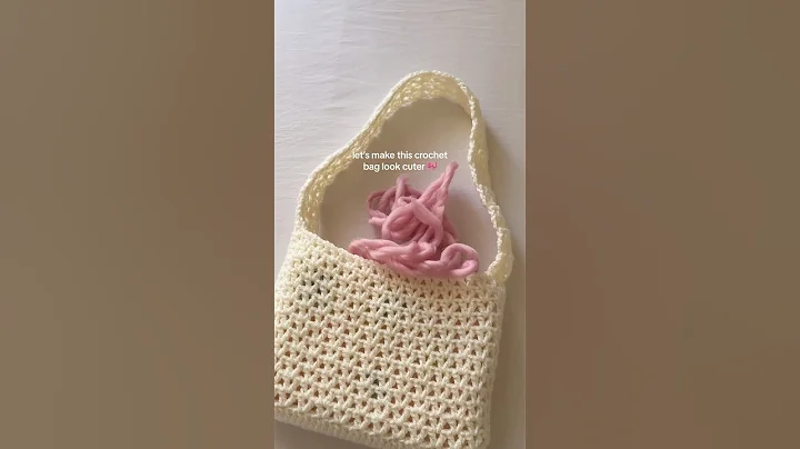 crochet the cutest mesh bow bag with my tutorial 🫶🏼 #craftideas #diy #crochet #craft