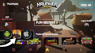 I Try Making the Best Possible Krunker App: this is the NEW Official Android  iOS App (Client + Hub) screenshot 1