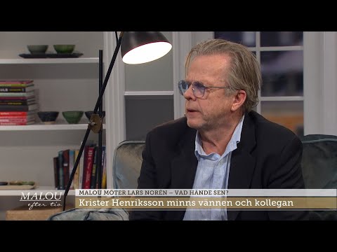 Krister Henriksson om saknaden efter Lars Norén - Malou Efter tio (TV4)