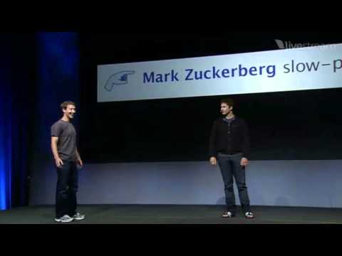 Andy Samberg impersonates Mark Zuckerberg at F8 2011