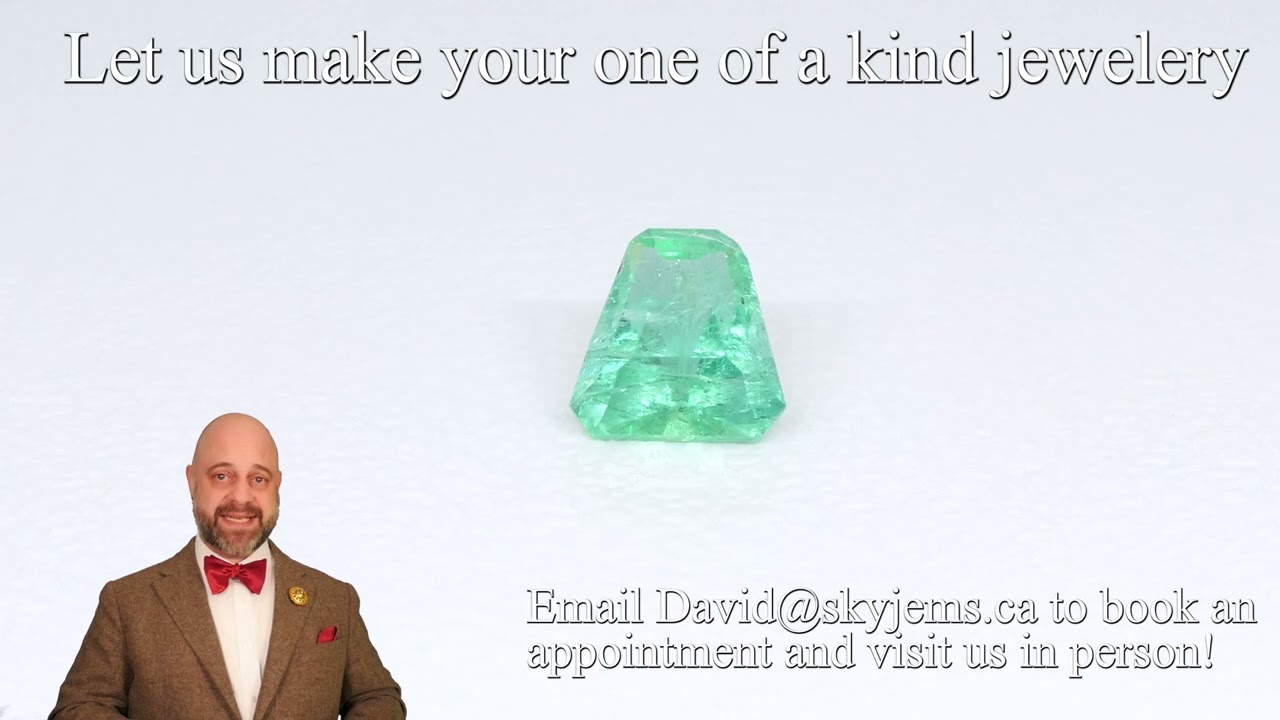 3.06ct Shield Emerald GIA Certified Ethiopian F1/Minor - GIAE0349