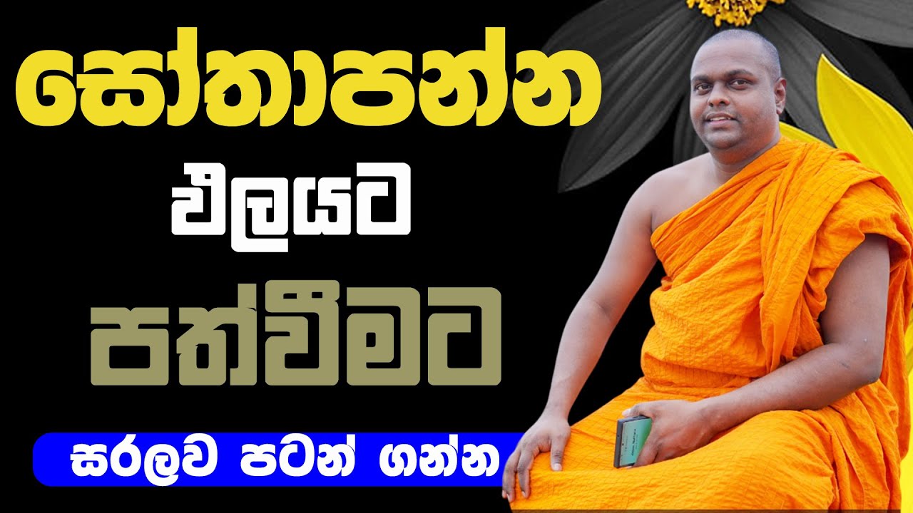 සෝතාපන්න බව සරලව | නුගේගොඩ melder pl හිදී සිදුකළ විශේෂ ධර්ම දේශනය |  Thithtagalle Anandasiri Thero