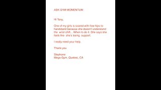 Ask Gym Momentum - Answer- Drill for Clear hip/ Free hip on Bars
