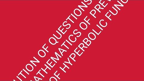 TGT/PGT Mathematics solution of questions of previous question paper