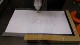 Writing my name - ABB industrial robot