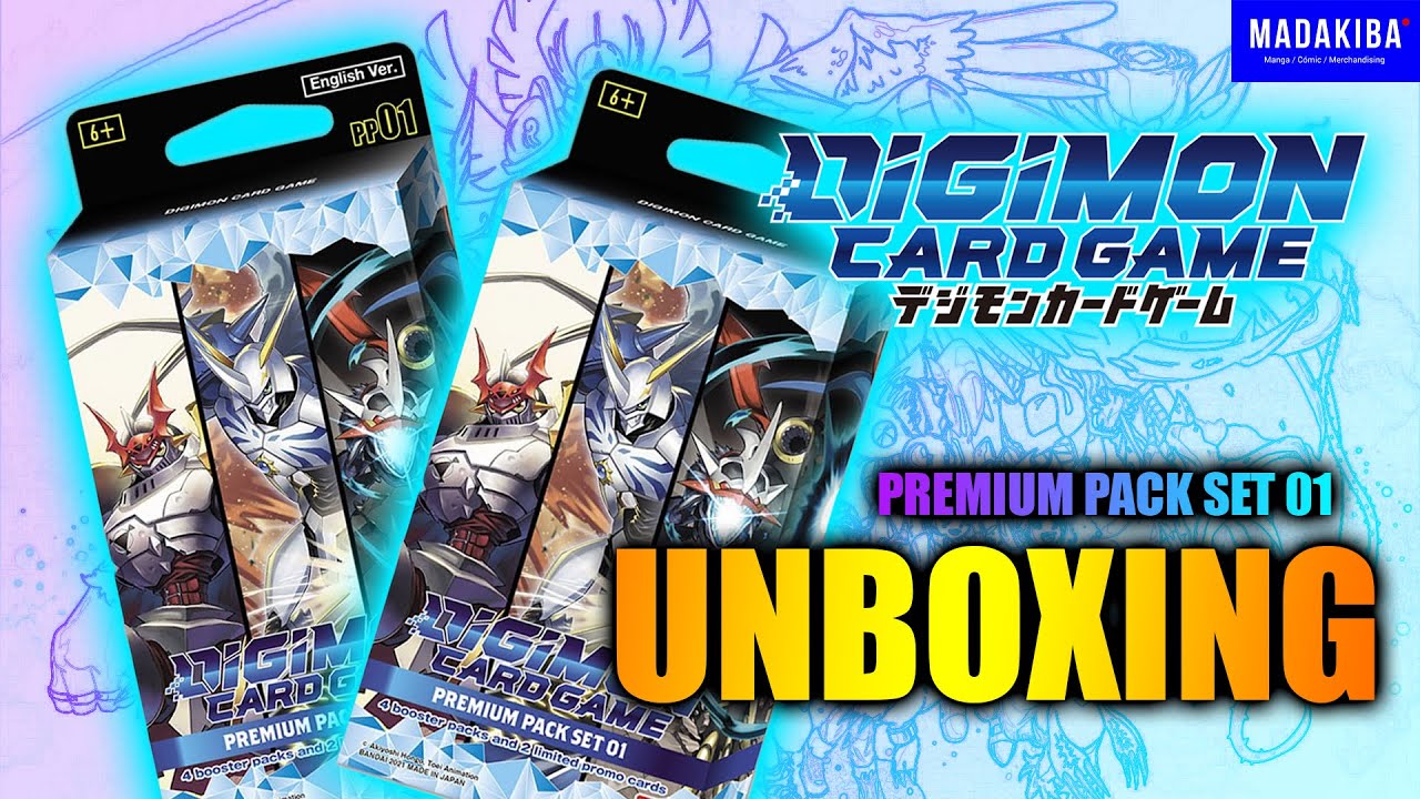 ABRIMOS PREMIUM PACK SET 01 DIGIMON CARD GAME - MOSTRAMOS LOS PREMIOS DE  LA PRERELEASE DE LA BT04