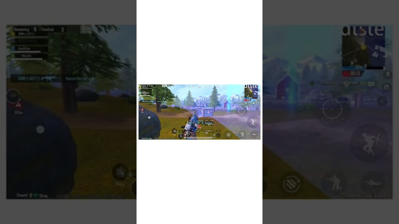 "Insane 1v4 Easy Clutch 🔥 | BGMI Shorts" 