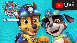 PAW Patrol Dino Rescue with Rex and more Dino Wilds Episodes Live Stream!  Cartoons for Kids