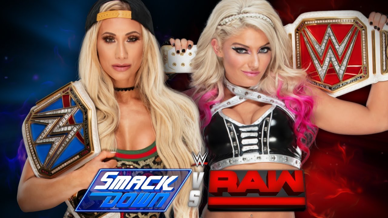 GUERRA DE CAMPEONAS Alexa Bliss vs Carmella SmackDown vs Raw 2018