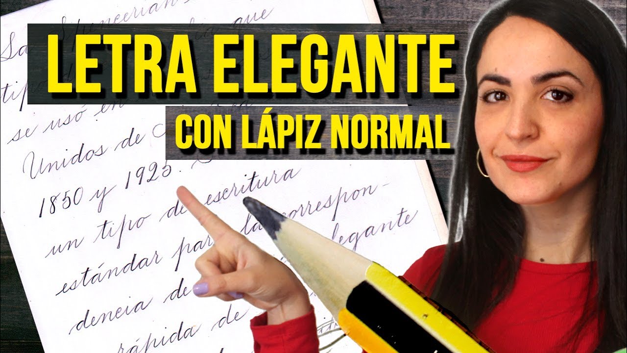 ✏️ Caligrafía Elegante con Lápiz Normal – Fácil y con PDF Gratis ✍️