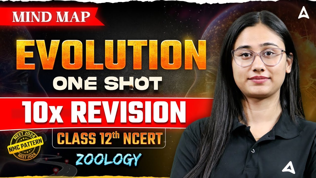 EVOLUTION CLASS 12 BIOLOGY ONE SHOT MIND MAP | NEET 2024 | ZOOLOGY ...