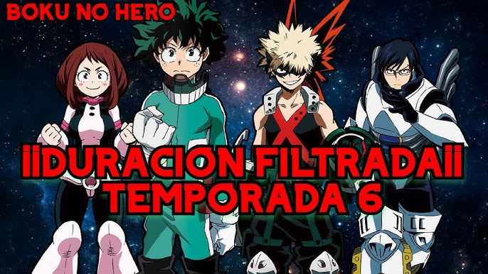 My Hero Academia: Fecha de estreno de la parte 2 de la temporada 6