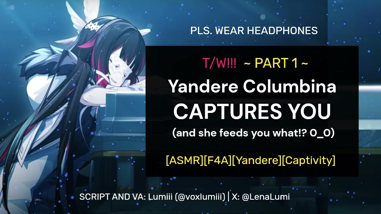 [ASMR][Яндере] Снято Яндере Колумбиной T/W!!!