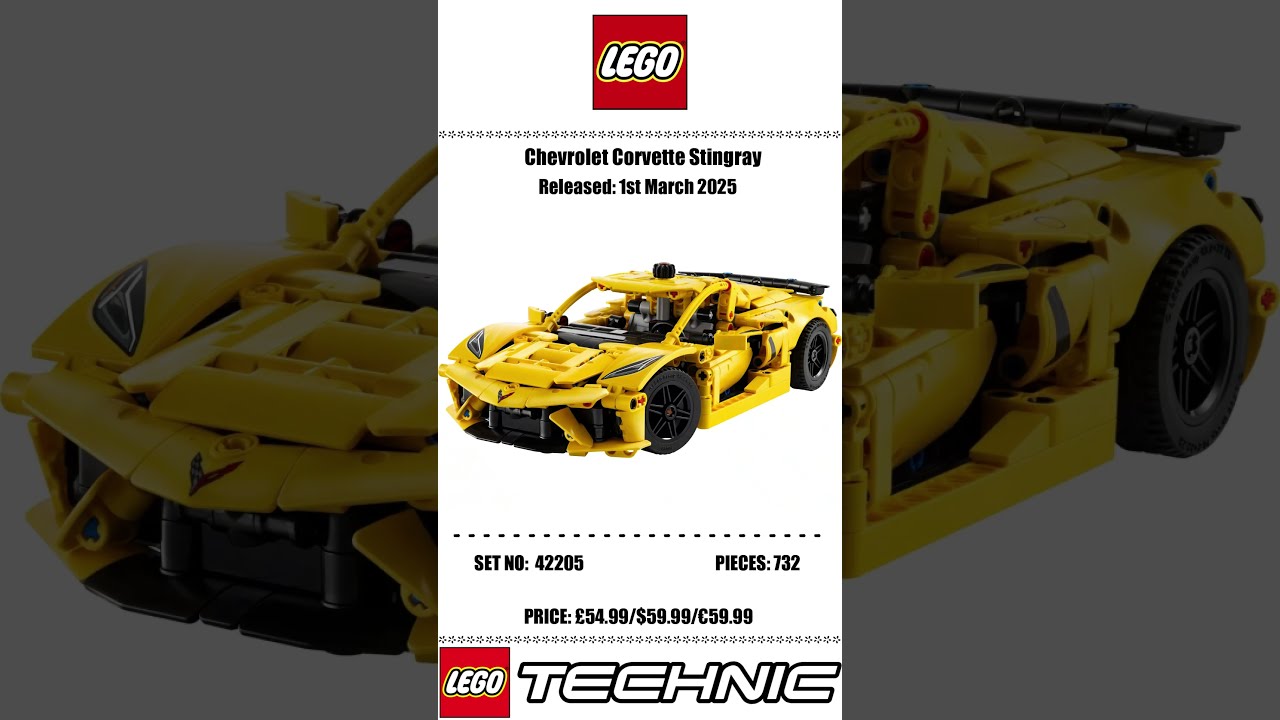 Kids 様 白 Chevrolet Corvette Stingray 42205 | Technic™ | Buy online at