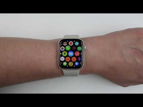 Refurbished Apple Watch Series 7 GPS, 45mm Starlight Aluminum Case with  Starlight Sport Band - Apple