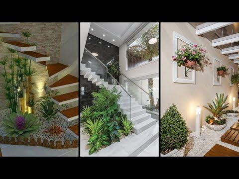 50+Best Indoor Garden Ideas for Small Spaces  / Small Courtyard House Interior/ Indoor Green Spaces