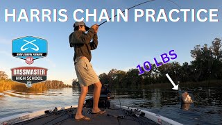 23 LBS in 3 CASTS |  Harris Chain Pre-Practice