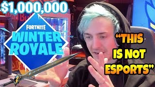 Pros *react to infinity blade in $1,000,000 winter royale semi-finals!