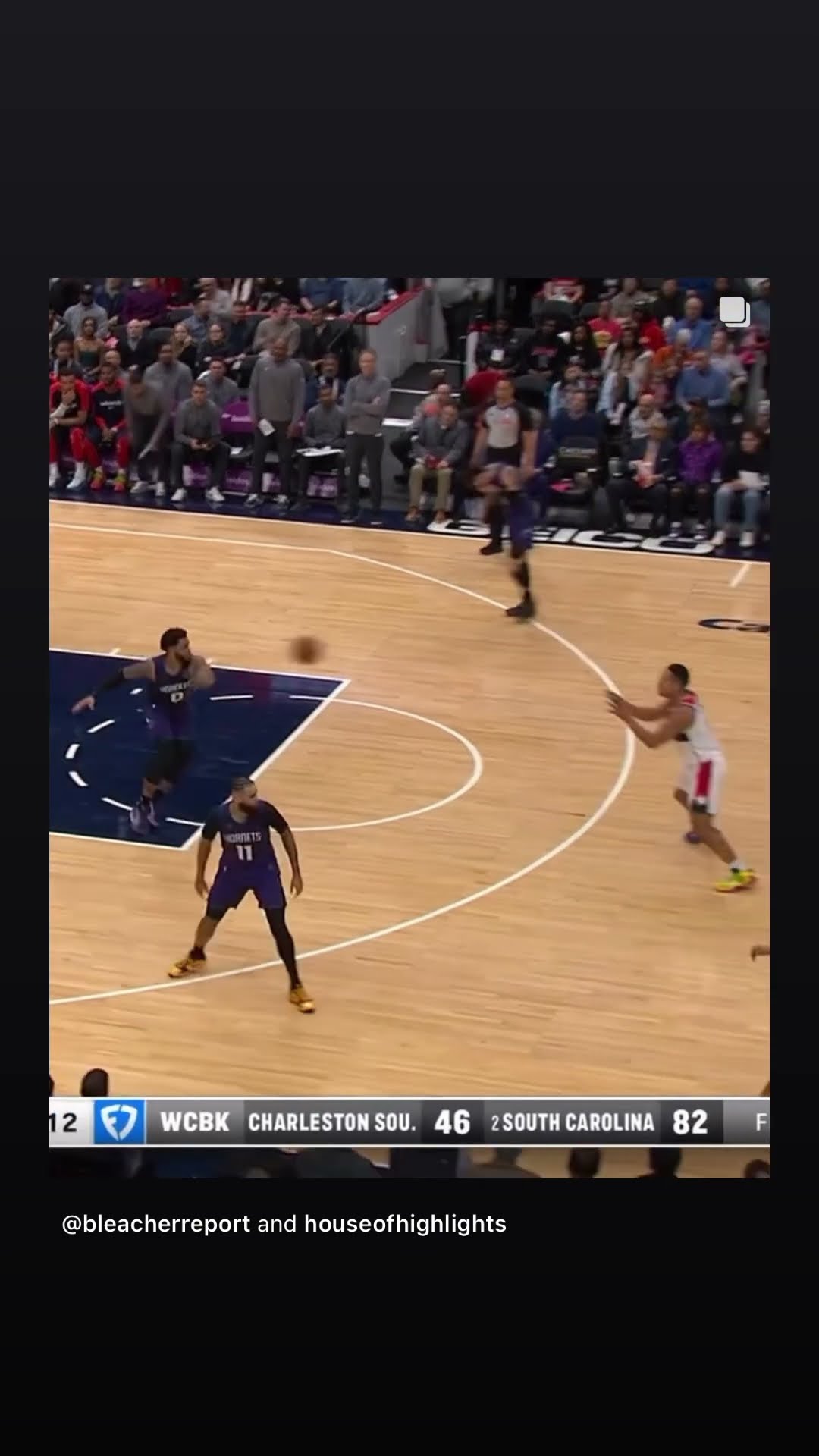 He was injured on this play #hoodnews #lameloball #hornets #washingtonwizards #basketball #omg #how
