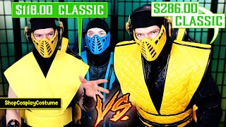 Scorpion & Sub-Zero open a box! Scorpion's Mortal Kombat 2 Deluxe Tunic! By ShopCosplayCostume