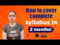 How to Cover Complete Syllabus in 2 Months| 2 महीने में ba&amp;bsc का सिलेबस कैसे पूरा करें|Time -Table