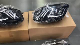 Mercedes-Benz W222 retrofits new multi-beam headlights How To Install And Retrofit Headlight 2012 W221 Retrofit 2020 W222 Multi Beam Led Headlight Mercedes