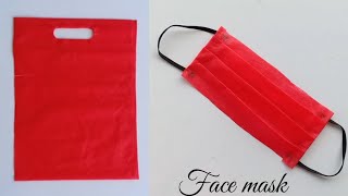 2 Easy Face Masks From Cloth Bag/ How to make Face mask easily at home/ How To Make Mask At Home