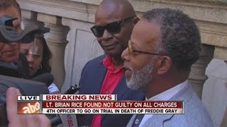 Lt. Brian Rice acquitted of all charges